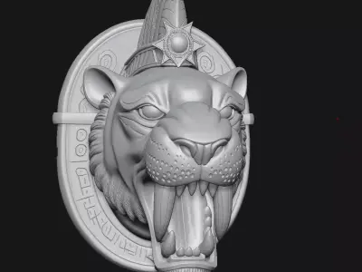 tiger 3D print model