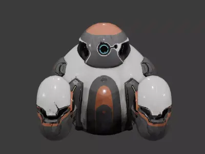 Robot 3D model 8