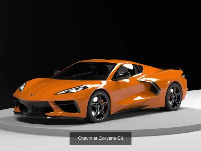 Sports cars 3D Model Pack