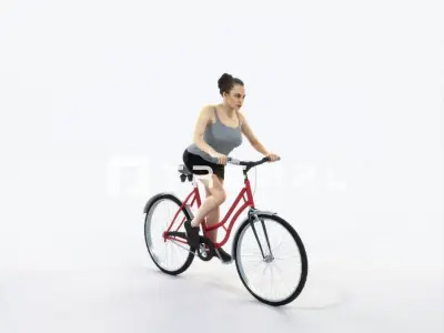 Dream 01B bicycle bike Sports Woman Low-poly 3D model