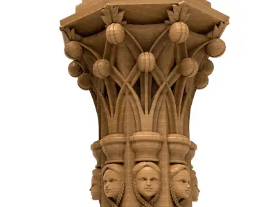 Column Capital 3D Model 3D model