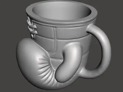 boxing glove cup 3D print model