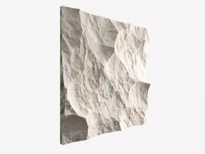 420-RockPanel piece of rock on wall 3D model