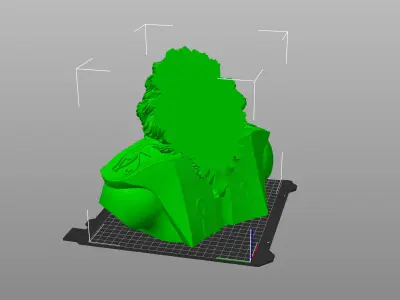  Mahes-God - Lion  3D print model
