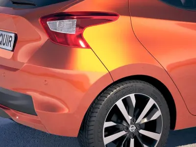 Nissan Micra 2017 3D model