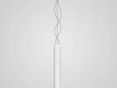 Black Hanging Lamp 09 3D model