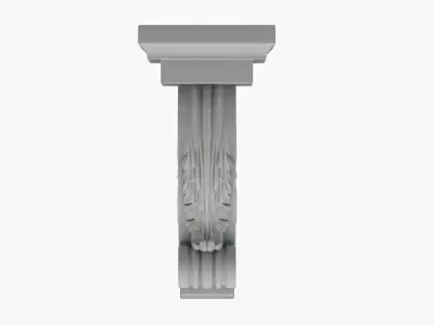 Scroll Corbel 42  3D model