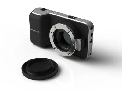 Blackmagic Pocket Cinema Camera 3D model