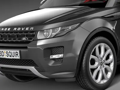 Range Rover Evoque Convertible 2014 3D model