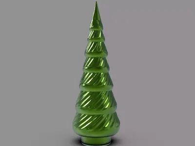 Christmas Tree Lamp 3D print model