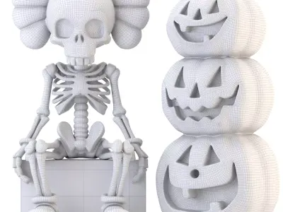 Halloween decoration 3D model