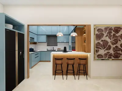3d residential building 3D model