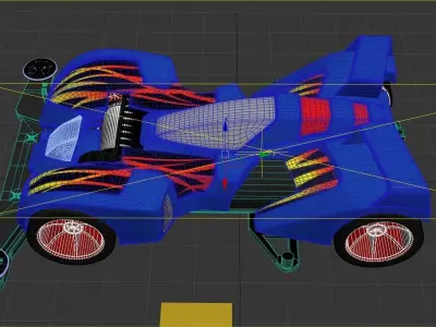 mini4wd car tamiya 3dmodel  3D model