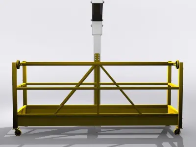 Window Cleaning Scaffold 3D model