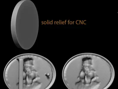 skull  belt buckle Egyptian vol1  and relief 3D print model