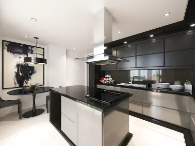 Modern Kitchen 3D model