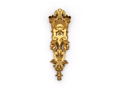 carved classic decorative ornament cnc 3d printing stl 01 3D model