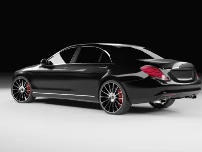 Mercedes benz s class 2014 3D model