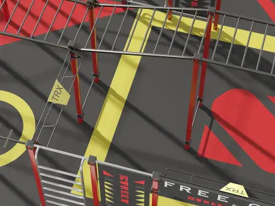 Workout street sport SFG 3D model