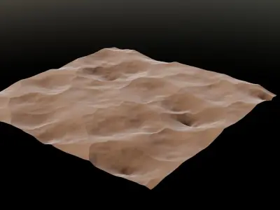 Desert Sand 3D model Free 3D model
