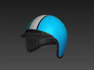 Motorcycle Helmet  3D model
