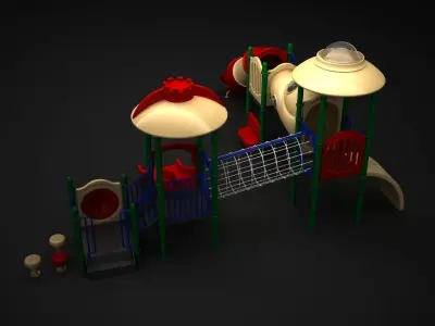 Outdoor Castle 3D model