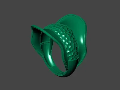 Plain Ring Women Ready STL 3DM Models Womens Rings 3D models 3D print model 48