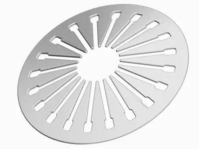 Clutch Diaphragm Spring 3D print model