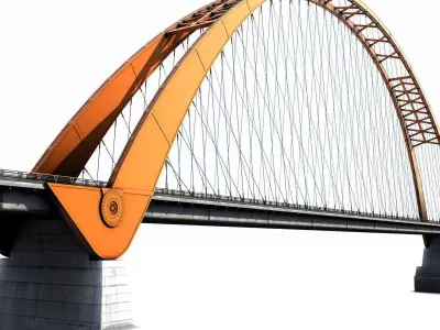 Bridge orange 3D model