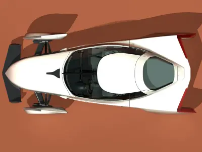2013 Shrike GT Concept Sports EV 3D model
