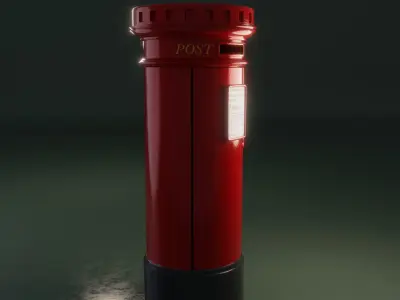 Post Box 3D model