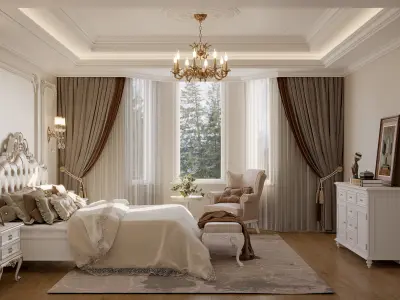  Bedroom interior 64 3D model