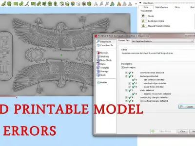 Isis Egyptian Goddess for CNC 3D Router 3D print model