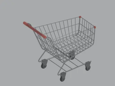 Shopping Cart 3D model