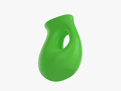 Table vase modern 3D model