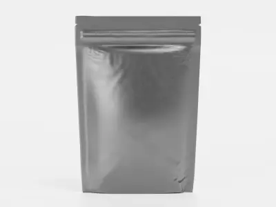 Resealable Spout Pouch Container V9 - Product Packaging Low-poly 3D model