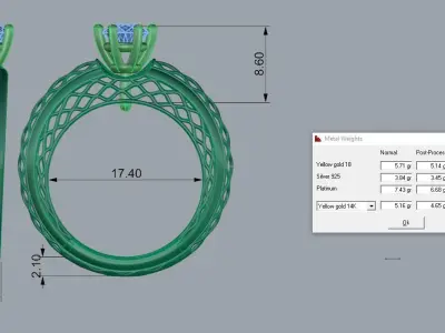 Ultra Vision Ring 3D print model 8