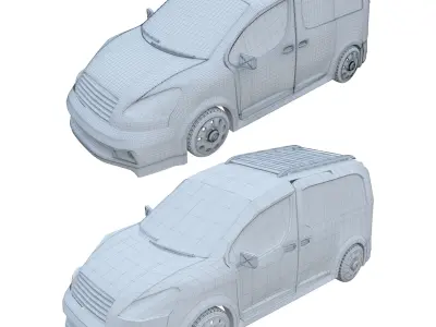 van 01 Free 3D model