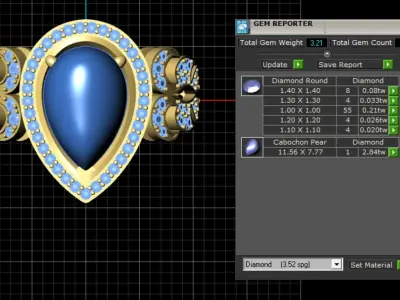 Classic Headset with Lily 3D print model