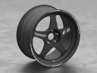 Desmond RegaMaster EVO Wheel 3D Model 3D model