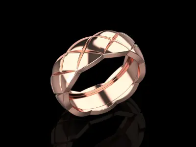 Coco Crush ring 18 - 18-5 Sizes N228 3D print model