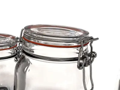 Glass Jar Pack 3D model