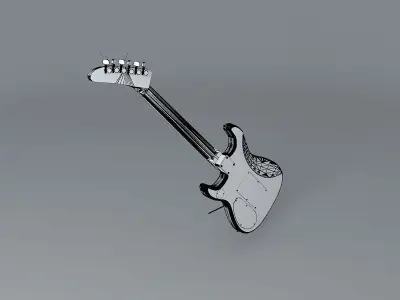 Tom Morellos Arm The Homeless guitar Free 3D model