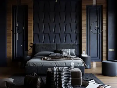 Interior - Bedroom - 060623 3D model