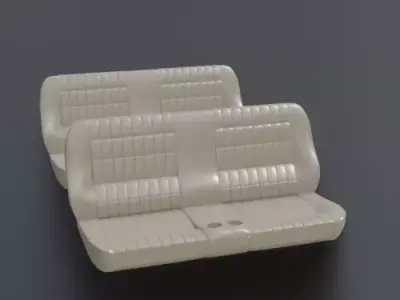 TRUCK BENCH SEAT WITH CUP HOLDER - 25AUG-S14 3D print model