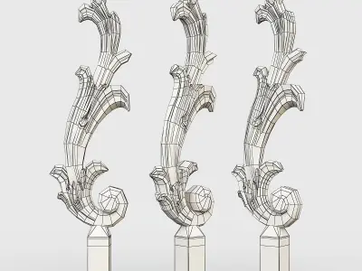 Classic baluster 3D model