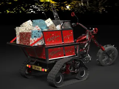 eSanta Bike 3D model