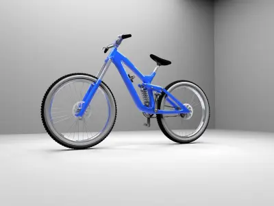 High-Poly 3D Cycle Model 3D model