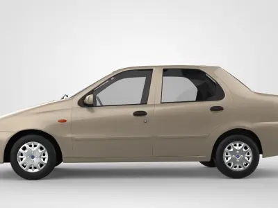 Fiat Albea 2003 3D model