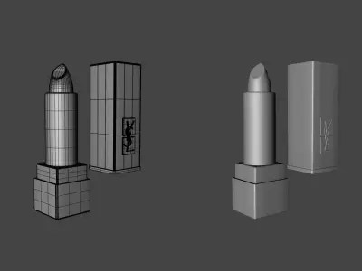 Lipstick Yves Saint Laurent - Rouge Pur Couture 3D model